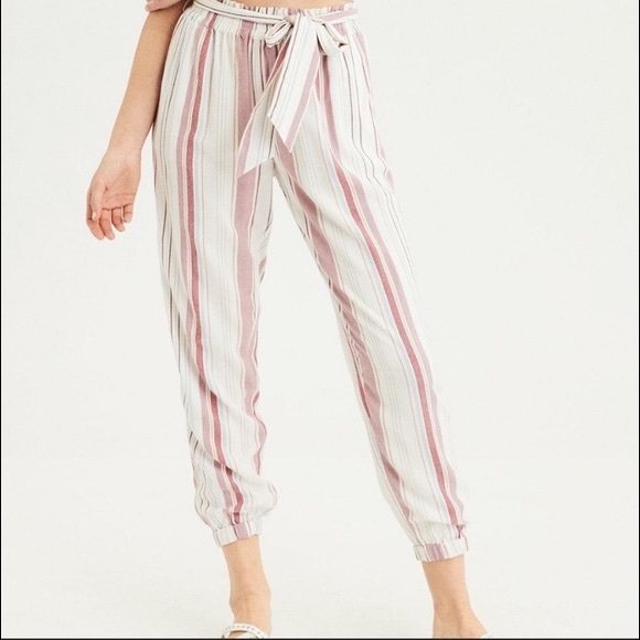 American Eagle Outfitters Pants - AMERICAN EAGLE Striped Jogger Pants